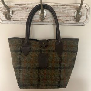 Glenalmond Tweed co. Shoulder Lulu Harris Tweed Sachel Handbag.